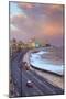 The Malecon Looking Towards Vedado, Havana, Cuba-Jon Arnold-Mounted Photographic Print