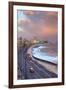 The Malecon Looking Towards Vedado, Havana, Cuba-Jon Arnold-Framed Photographic Print