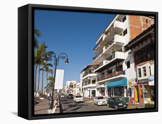 The Malecon, Puerto Vallarta, Jalisco, Mexico, North America-Michael DeFreitas-Framed Stretched Canvas