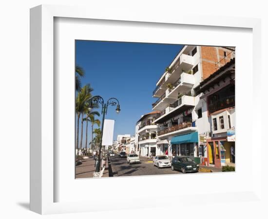 The Malecon, Puerto Vallarta, Jalisco, Mexico, North America-Michael DeFreitas-Framed Photographic Print