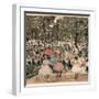 The Mall, Central Park. Dated: 1900/1903. Dimensions: overall: 55.9 x 50.8 cm (22 x 20 in.). Med...-Maurice Brazil Prendergast-Framed Premium Giclee Print