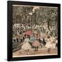 The Mall, Central Park. Dated: 1900/1903. Dimensions: overall: 55.9 x 50.8 cm (22 x 20 in.). Med...-Maurice Brazil Prendergast-Framed Poster