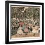 The Mall, Central Park. Dated: 1900/1903. Dimensions: overall: 55.9 x 50.8 cm (22 x 20 in.). Med...-Maurice Brazil Prendergast-Framed Premium Giclee Print