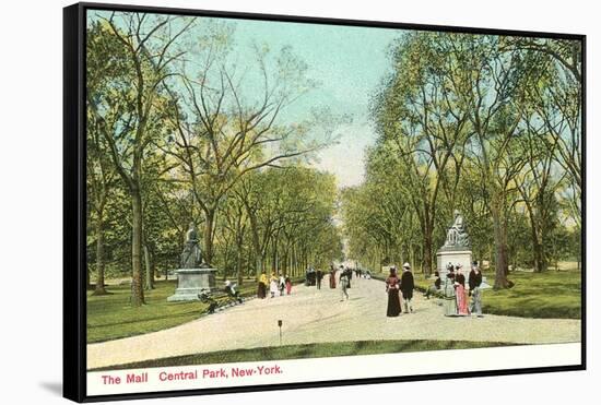 The Mall, Central Park, New York City-null-Framed Stretched Canvas