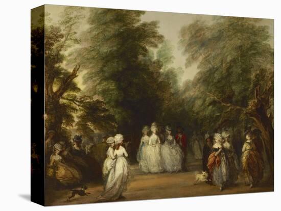 The Mall in St. James's Park, Ca. 1783-Thomas Gainsborough-Stretched Canvas