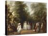 The Mall in St. James's Park-Thomas Gainsborough-Stretched Canvas