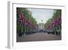 The Mall looking towards Buckingham Palace-Associated Newspapers-Framed Photo