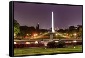 The Mall Monument Us Grant Memorial Evening Stars Washington Dc-BILLPERRY-Framed Stretched Canvas