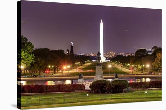 The Mall Monument Us Grant Memorial Evening Stars Washington Dc-BILLPERRY-Stretched Canvas