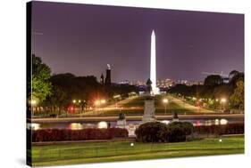 The Mall Monument Us Grant Memorial Evening Stars Washington Dc-BILLPERRY-Stretched Canvas