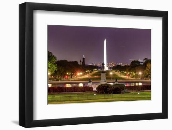 The Mall Monument Us Grant Memorial Evening Stars Washington Dc-BILLPERRY-Framed Photographic Print