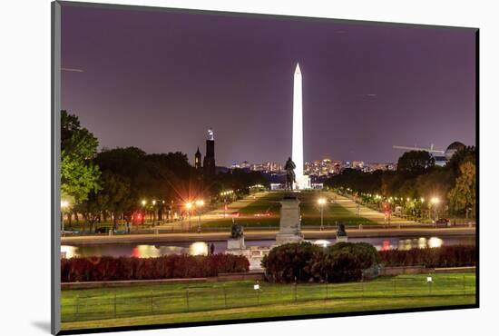 The Mall Monument Us Grant Memorial Evening Stars Washington Dc-BILLPERRY-Mounted Photographic Print