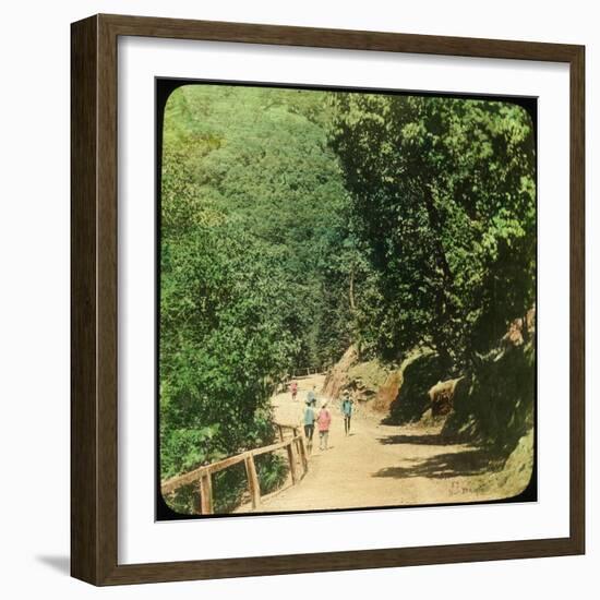 The Mall Road, Simla, India, Late 19th or Early 20th Century-null-Framed Giclee Print