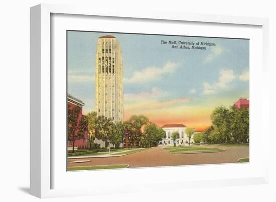 The Mall, University, Ann Arbor, Michigan-null-Framed Art Print