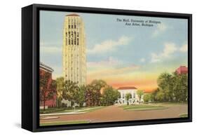 The Mall, University, Ann Arbor, Michigan-null-Framed Stretched Canvas