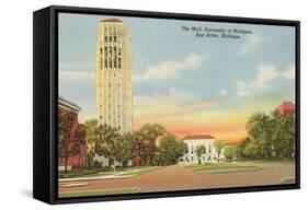 The Mall, University, Ann Arbor, Michigan-null-Framed Stretched Canvas