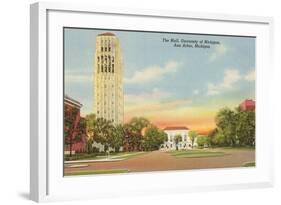 The Mall, University, Ann Arbor, Michigan-null-Framed Art Print
