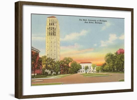 The Mall, University, Ann Arbor, Michigan-null-Framed Art Print