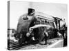 The Mallard Steam Train, World Record Holder for Steam Locomotives of 126 MPH in 1938-null-Stretched Canvas