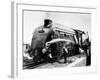 The Mallard Steam Train, World Record Holder for Steam Locomotives of 126 MPH in 1938-null-Framed Photographic Print