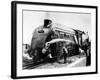 The Mallard Steam Train, World Record Holder for Steam Locomotives of 126 MPH in 1938-null-Framed Photographic Print
