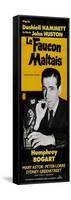 The Maltese Falcon, French Movie Poster, 1941-null-Framed Stretched Canvas