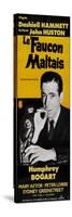 The Maltese Falcon, French Movie Poster, 1941-null-Stretched Canvas