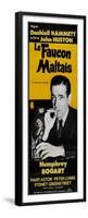 The Maltese Falcon, French Movie Poster, 1941-null-Framed Premium Giclee Print