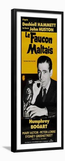 The Maltese Falcon, French Movie Poster, 1941-null-Framed Premium Giclee Print