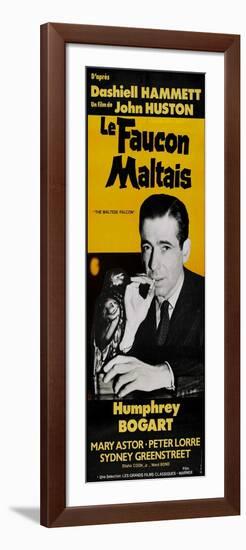 The Maltese Falcon, French Movie Poster, 1941-null-Framed Art Print