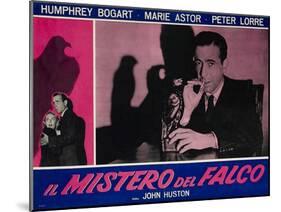 The Maltese Falcon, Italian Movie Poster, 1941-null-Mounted Art Print