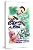 The Maltese Falcon - Movie Poster Reproduction-null-Stretched Canvas