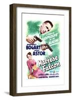 The Maltese Falcon - Movie Poster Reproduction-null-Framed Premium Giclee Print