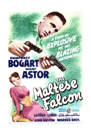 THE MALTESE FALCON INSERT#CM6 CLASSIC MOVIE POSTERS