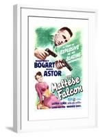 The Maltese Falcon - Movie Poster Reproduction-null-Framed Art Print