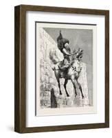 The Mameluke's Leap, Egypt, 1879-null-Framed Giclee Print