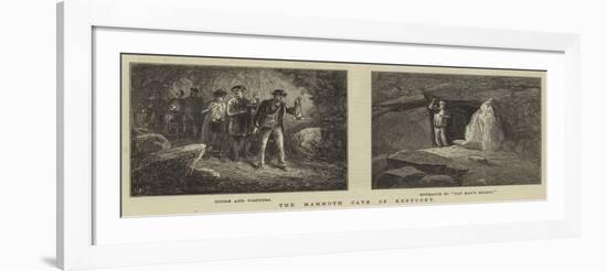 The Mammoth Cave of Kentucky-null-Framed Giclee Print