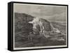 The Mammoth Hot Springs, Gardiner's River, Yellowstone, North America-null-Framed Stretched Canvas