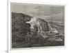 The Mammoth Hot Springs, Gardiner's River, Yellowstone, North America-null-Framed Giclee Print