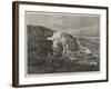 The Mammoth Hot Springs, Gardiner's River, Yellowstone, North America-null-Framed Giclee Print