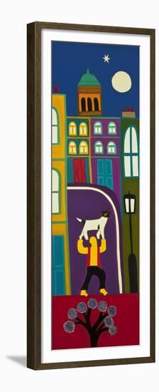 The Man and His Dog Every Day in Portobello Road, 2009-Cristina Rodriguez-Framed Premium Giclee Print