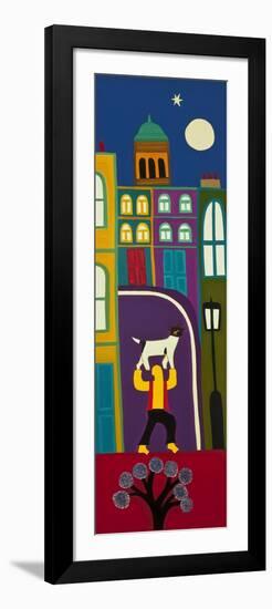The Man and His Dog Every Day in Portobello Road, 2009-Cristina Rodriguez-Framed Premium Giclee Print