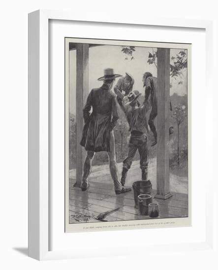 The Man and the Mountain-Richard Caton Woodville II-Framed Giclee Print