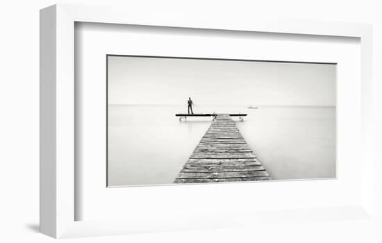 The Man and the Sea, Study 1-Marcin Stawiarz-Framed Art Print