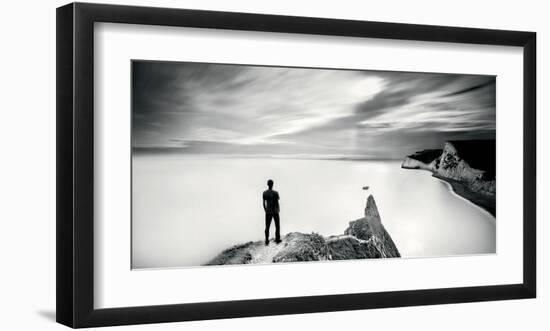 The Man and the Sea, Study 4-Marcin Stawiarz-Framed Giclee Print