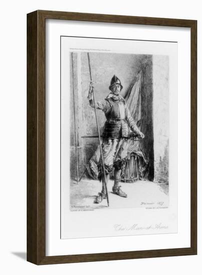 The Man at Arms, C1880-1882-Henri Toussaint-Framed Giclee Print