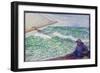 The Man at the Helm, 1892 (Oil on Canvas)-Theo Van Rysselberghe-Framed Giclee Print