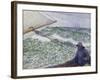 The Man at the Helm, c.1892-Théo van Rysselberghe-Framed Giclee Print
