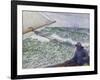 The Man at the Helm, c.1892-Théo van Rysselberghe-Framed Giclee Print