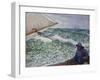 The Man at the Helm-Theo van Rysselberghe-Framed Giclee Print